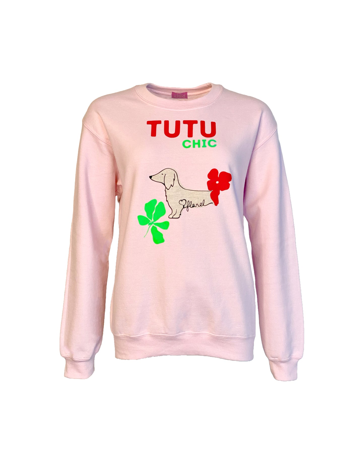 Tutu Chic Flanel Boyfriend Sweater