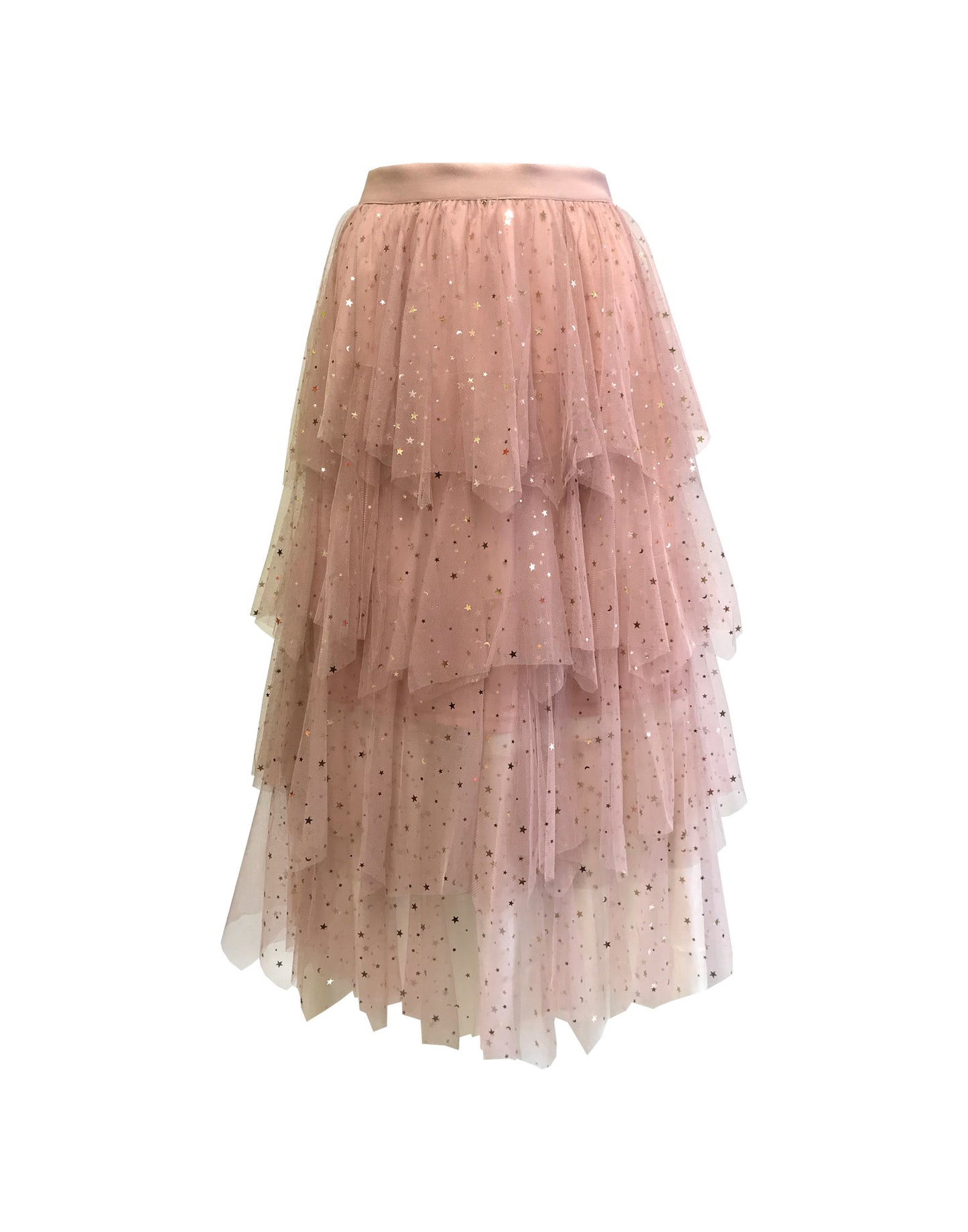 Luna Tutu midi volant rose - S