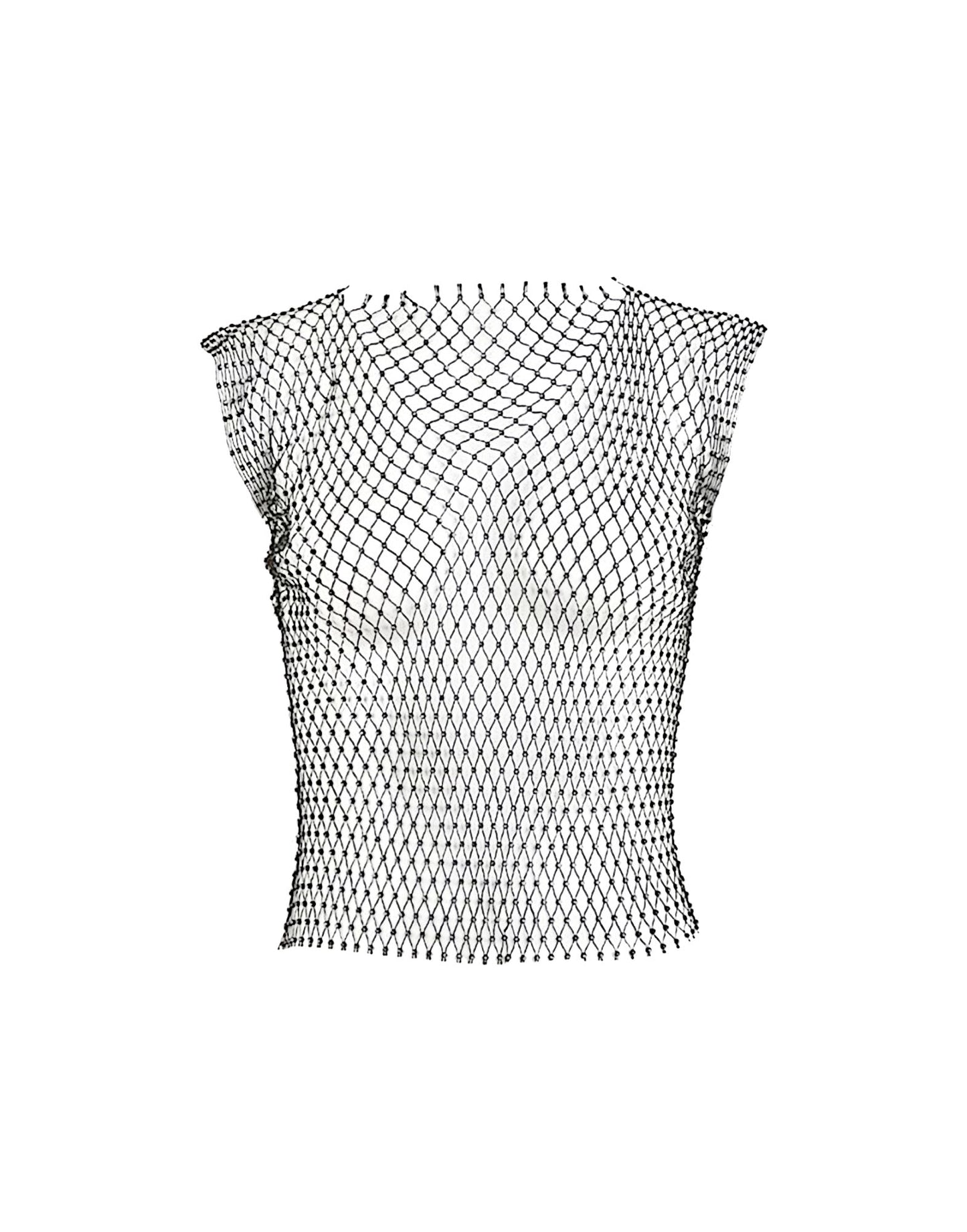 Net Strass Top Gold