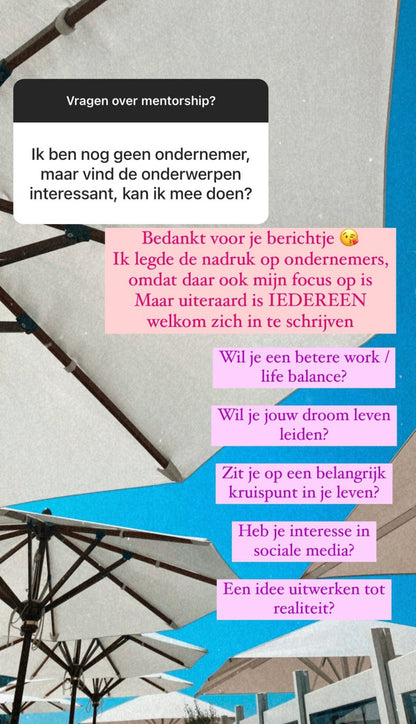 Mentorship Freya Poppe