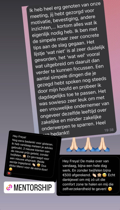 Mentorship Freya Poppe