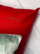 Satin Cotton Pillowcase with personalised embroidery set of 2