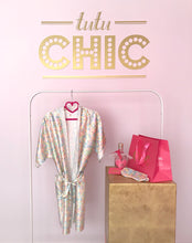 LAST PIECE - Candy Satin bathrobe