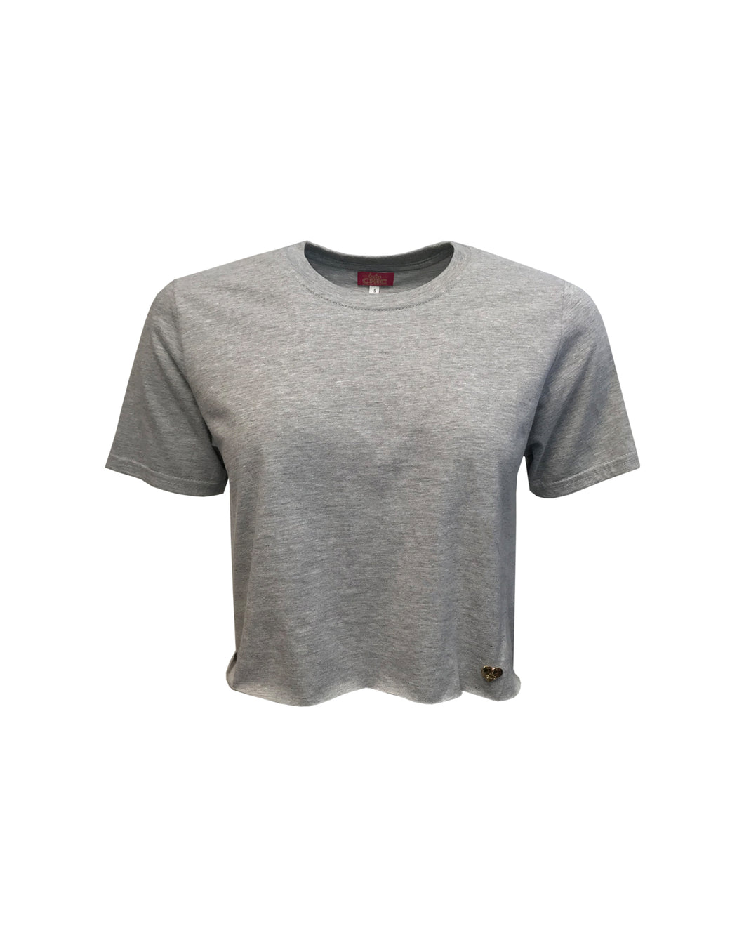 LAST PIECES - Grey Breeze Cropped T-shirt - S - M
