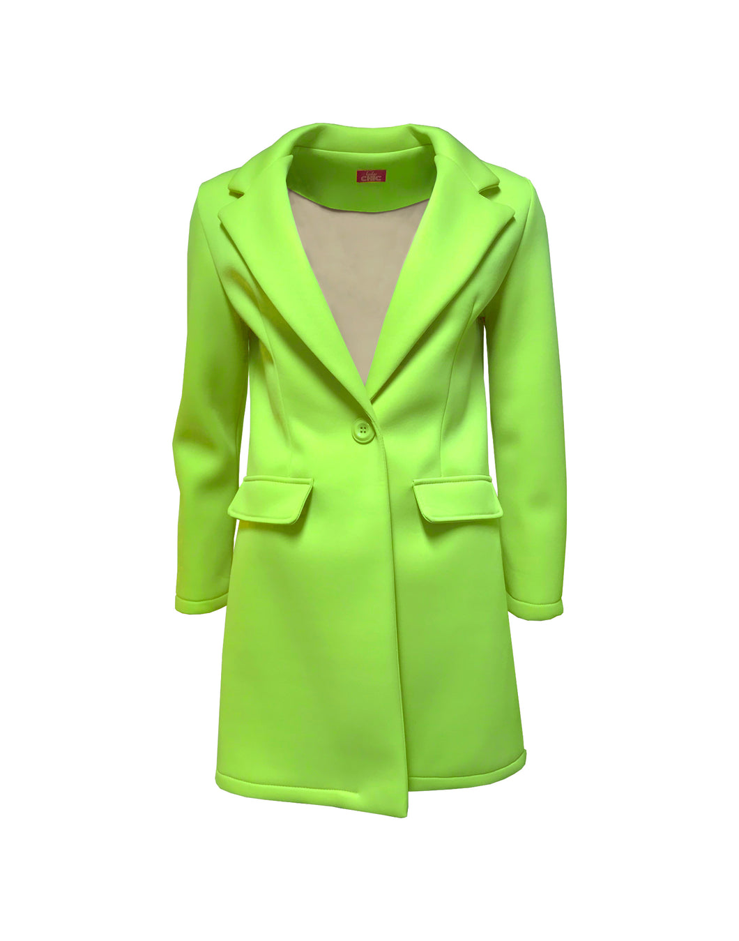 LAST PIECE  - Dion fluo green coat