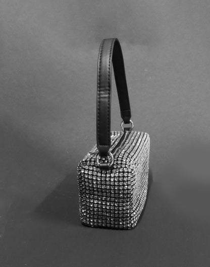 Duke Clear Rhinestone Bag