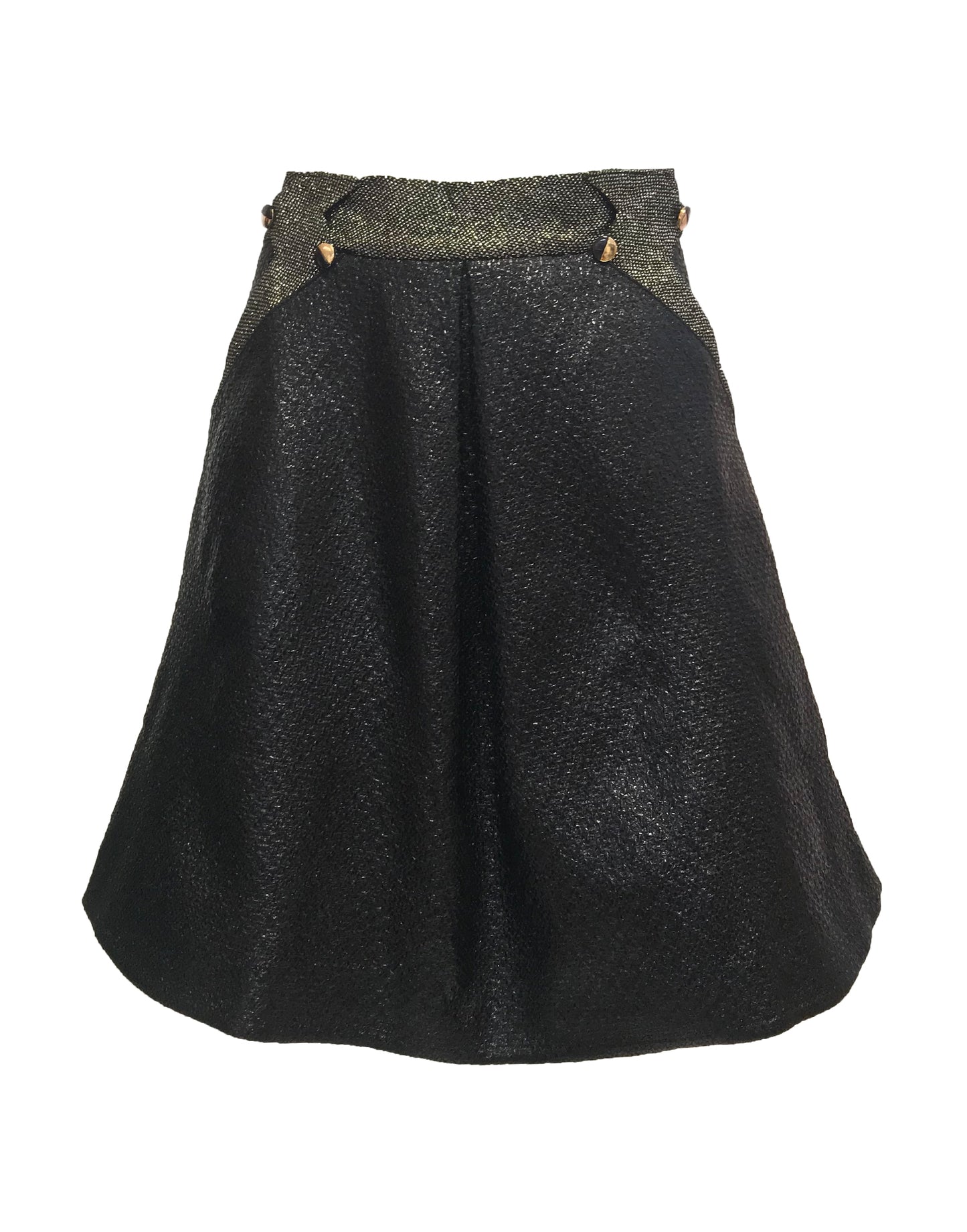 Lightning Skirt Black