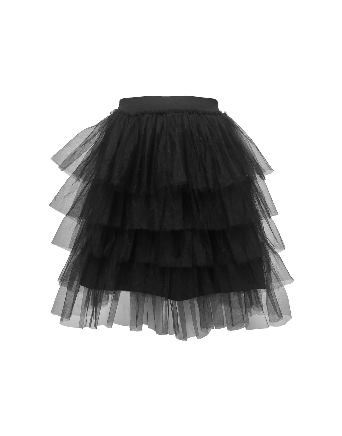 Tutu mini volant black - S