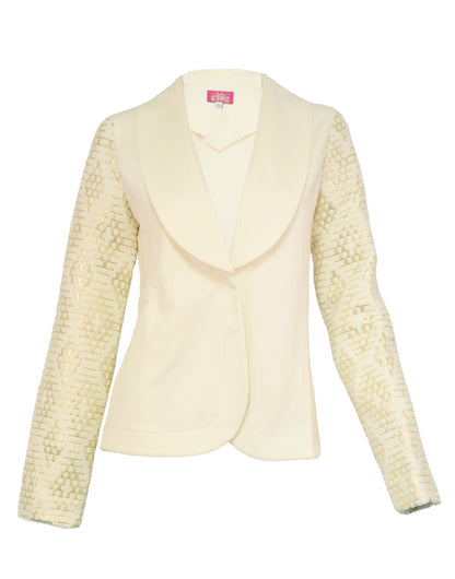 Lassie Blazer White -L